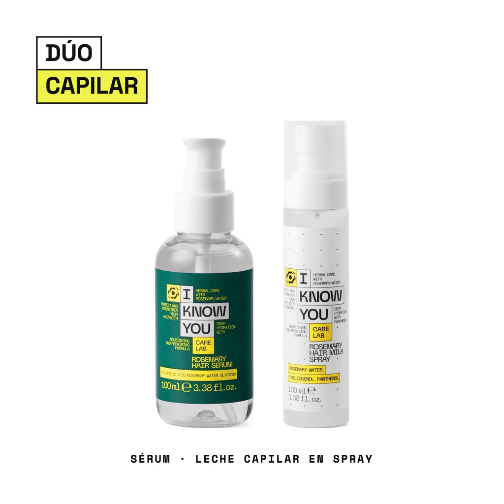 The Rosemary Hair Duo: Rosemary Hair Serum and Hair Milk Spray