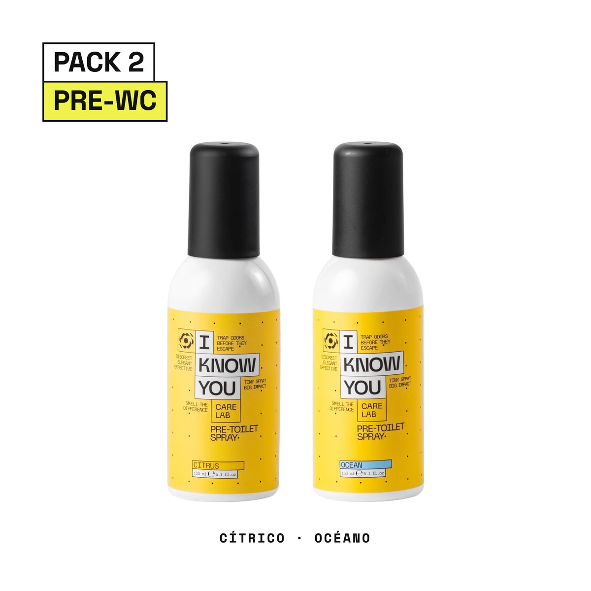 Pre-Toilet Spray Duo: Citrus + Ocean