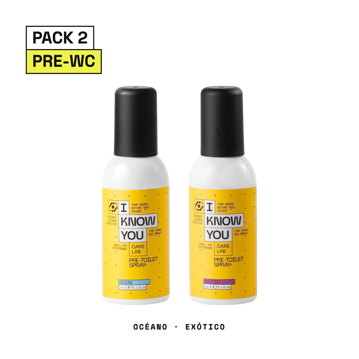 Pre-Toilet Spray Duo: Ocean + Exotic