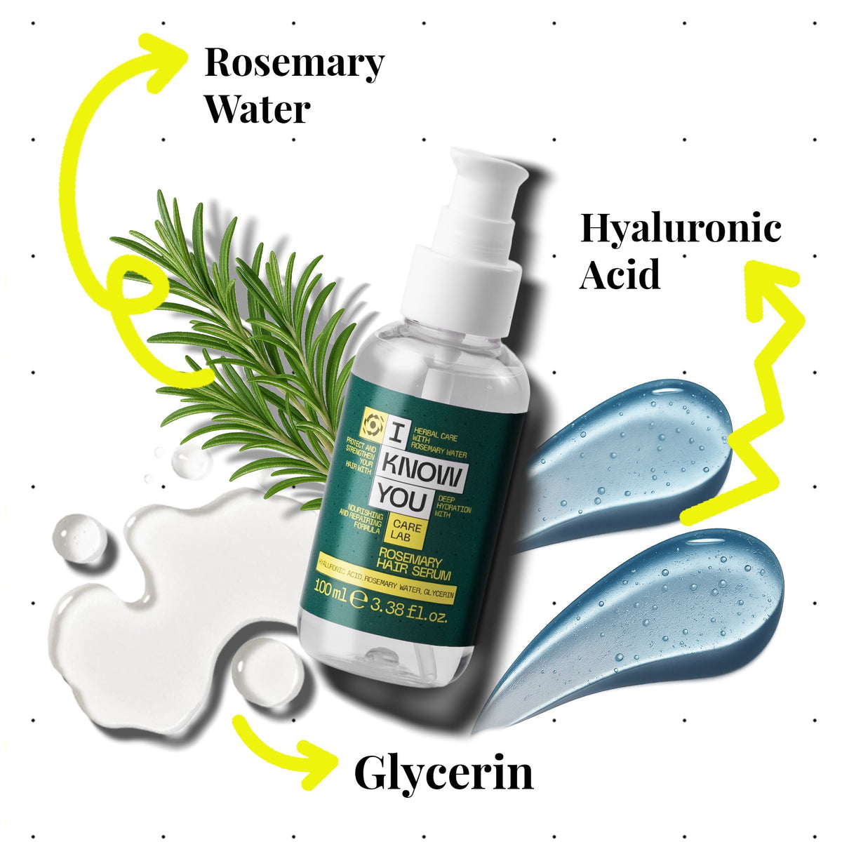 Rosemary Hair Serum 100 ml – key ingredients